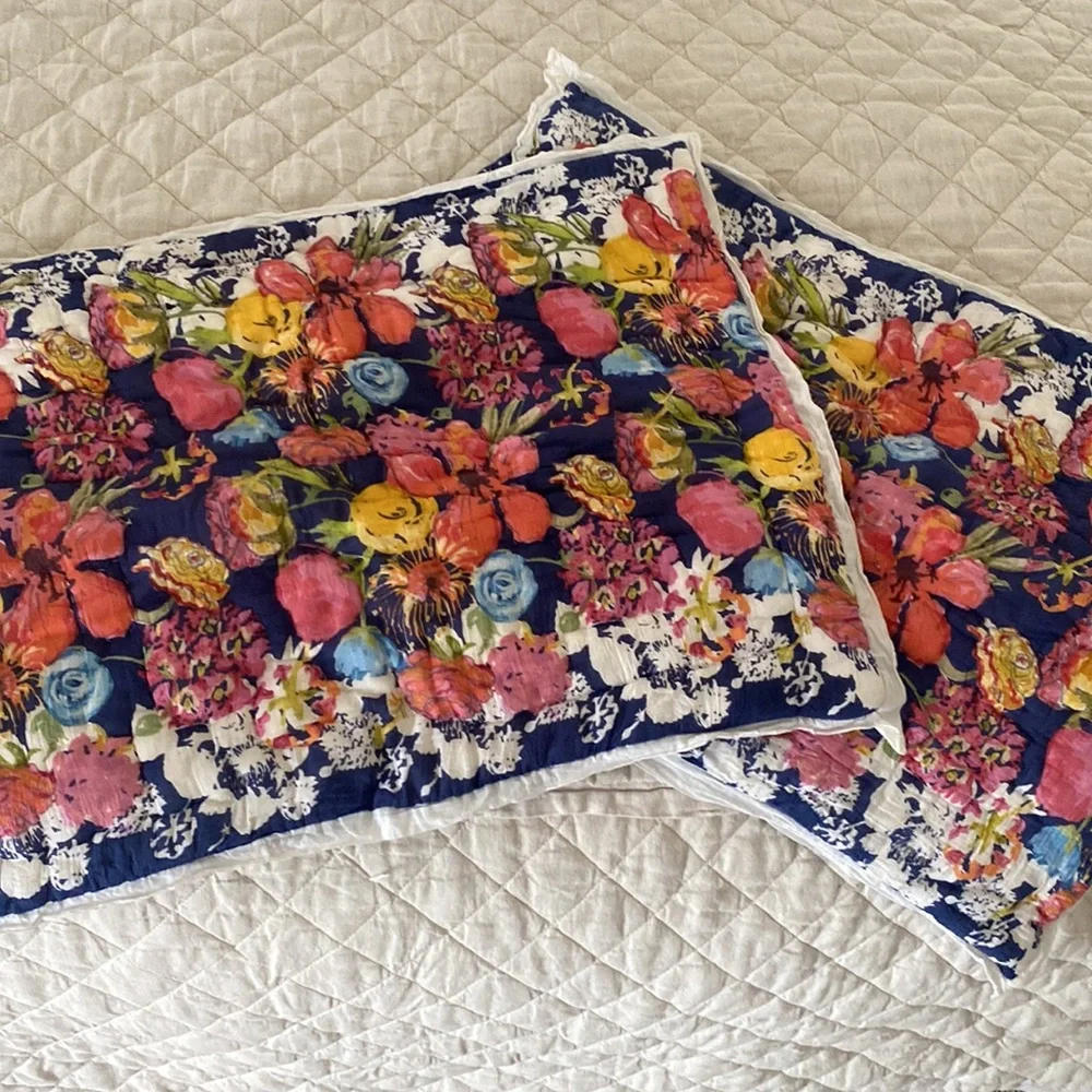 SOLD Anthropologie Jardin Shams set of two - Picture 2 of 5